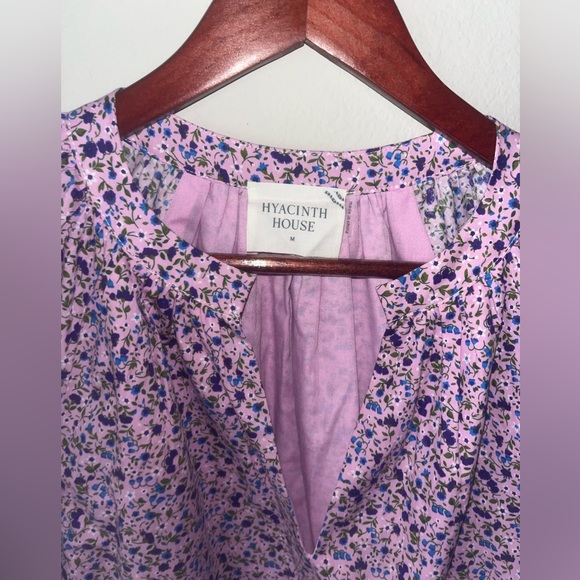 SOLD —-Tuckernuck HYACINTH HOUSE  NWT Purple Floral Matilda Dress med - Picture 14 of 14